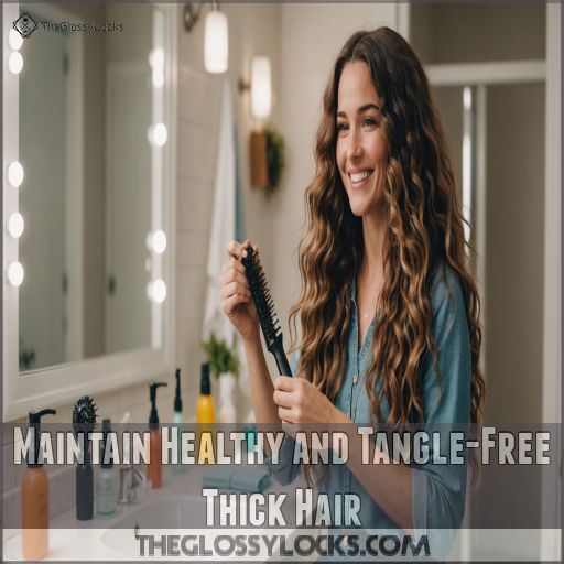 Maintain Healthy and Tangle-Free Thick Hair