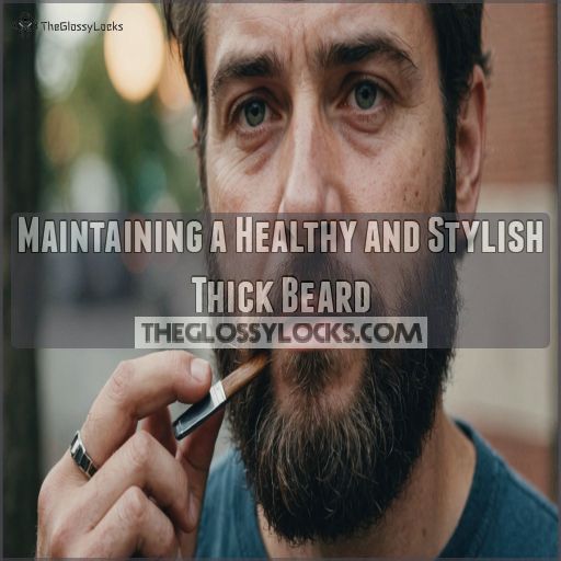 Maintaining a Healthy and Stylish Thick Beard