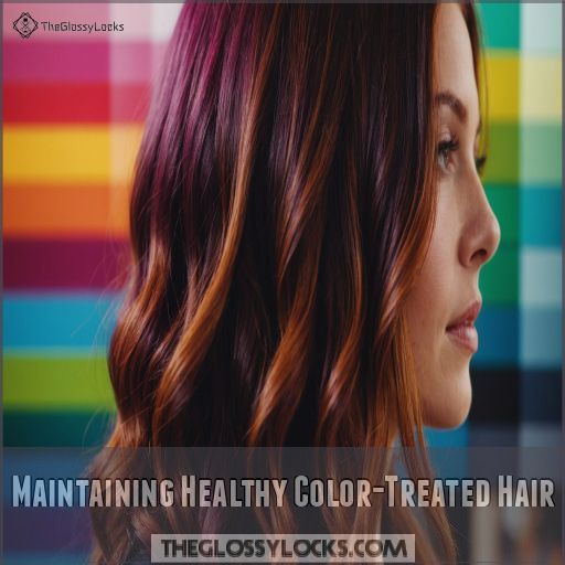 Maintaining Healthy Color-Treated Hair