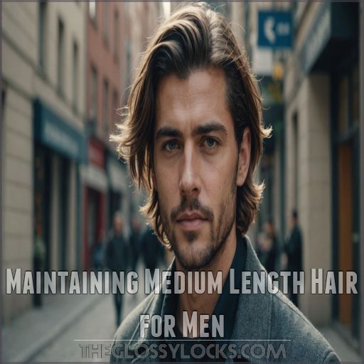 Maintaining Medium Length Hair for Men