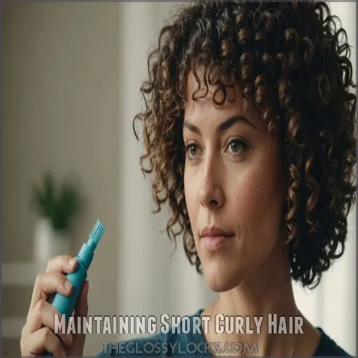 Maintaining Short Curly Hair