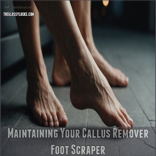 Maintaining Your Callus Remover Foot Scraper