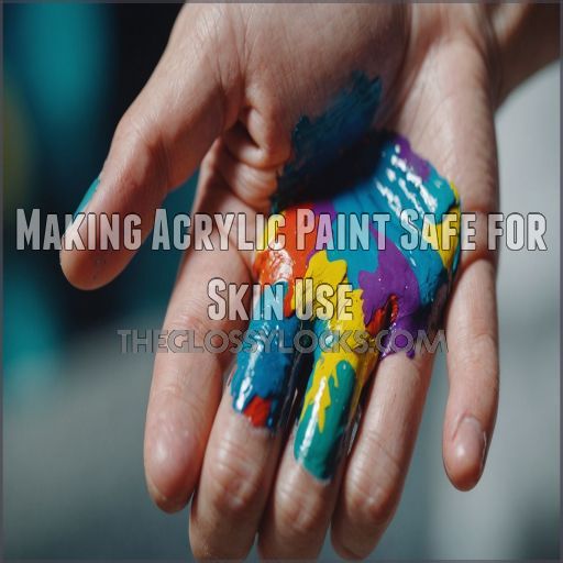 Making Acrylic Paint Safe for Skin Use