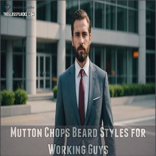 Mutton Chops Beard Styles for Working Guys