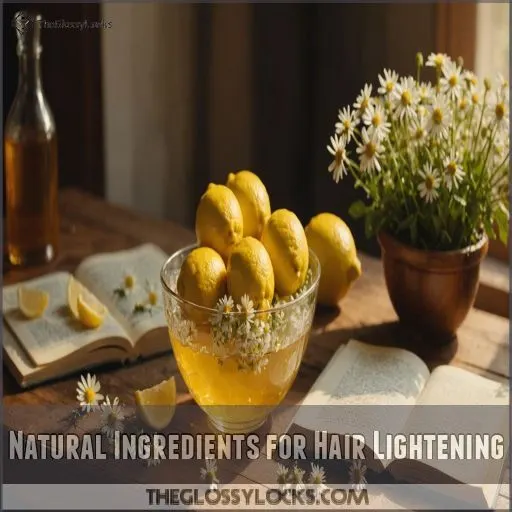 Natural Ingredients for Hair Lightening