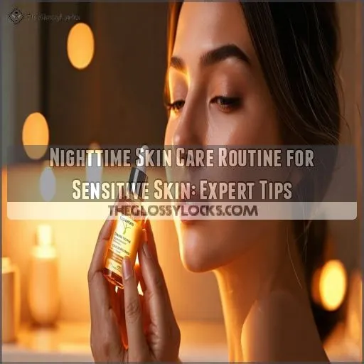 nighttime skin care routine for sensitive skin