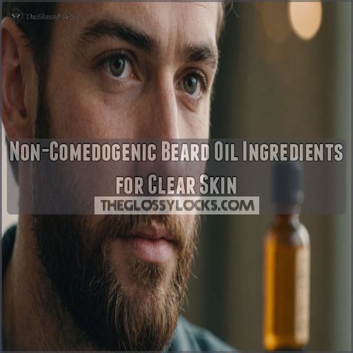 Non-Comedogenic Beard Oil Ingredients for Clear Skin