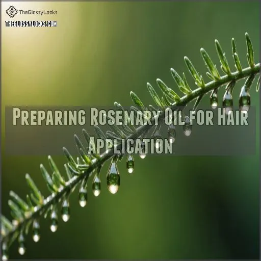 Preparing Rosemary Oil for Hair Application