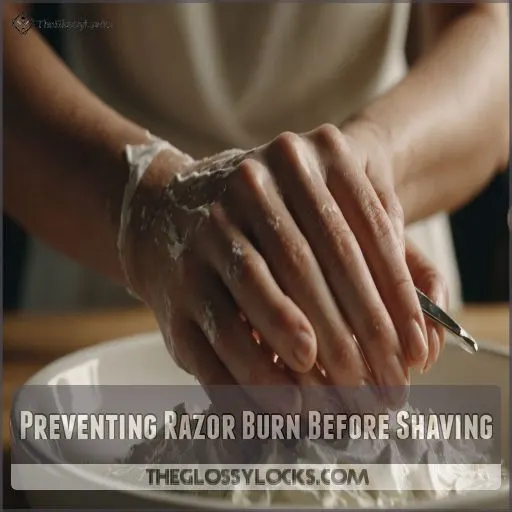 Preventing Razor Burn Before Shaving