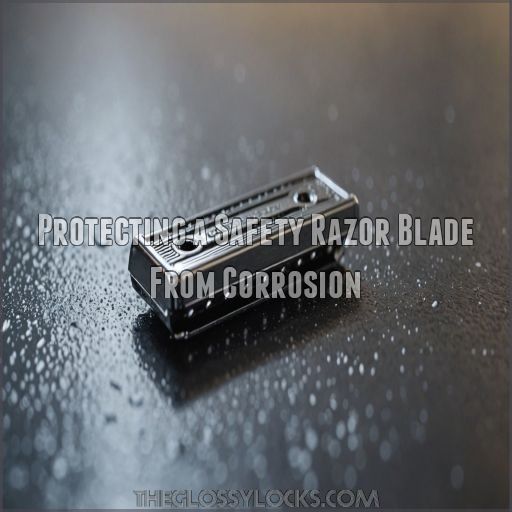 Protecting a Safety Razor Blade From Corrosion