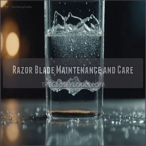 Razor Blade Maintenance and Care