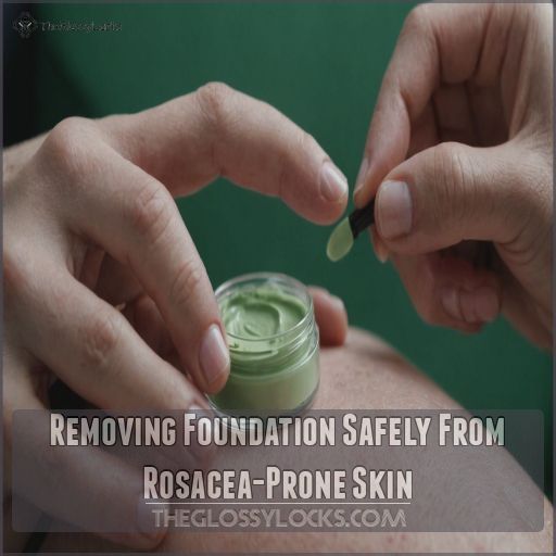 Removing Foundation Safely From Rosacea-Prone Skin