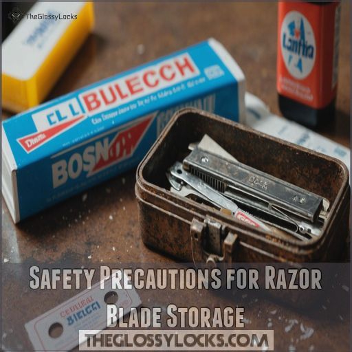 Safety Precautions for Razor Blade Storage