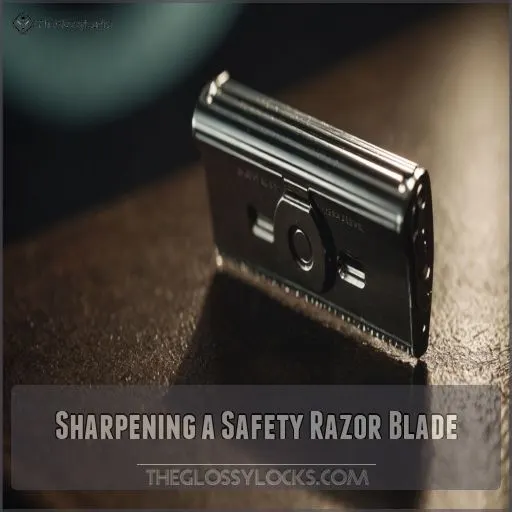 Sharpening a Safety Razor Blade