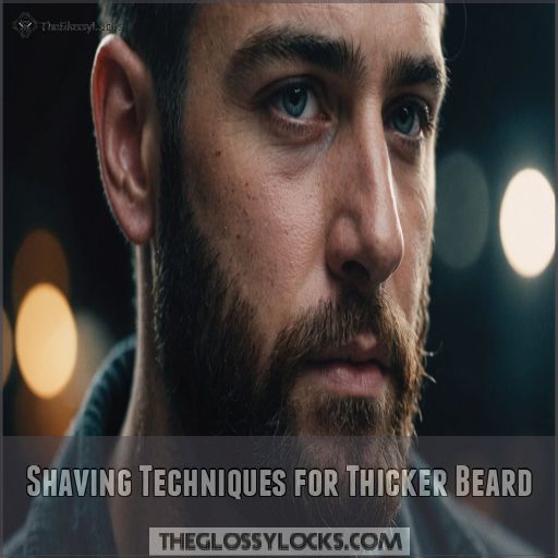 Shaving Techniques for Thicker Beard