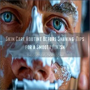 skin care routine before shaving