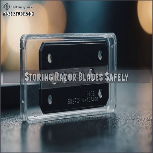 Storing Razor Blades Safely