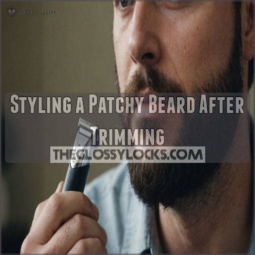 Styling a Patchy Beard After Trimming