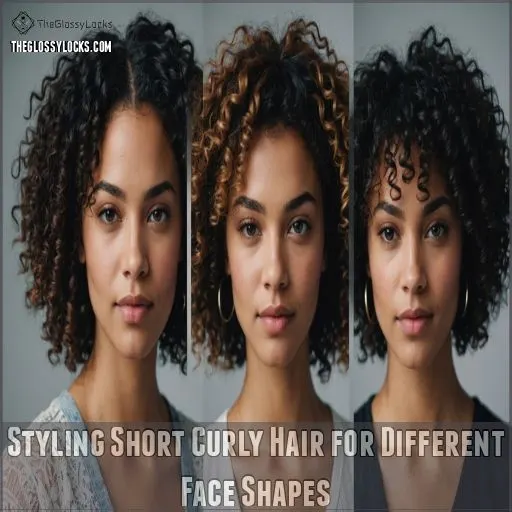 Styling Short Curly Hair for Different Face Shapes