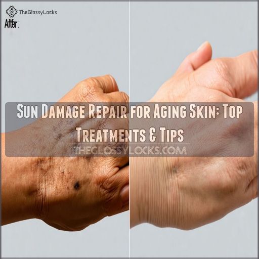 sun damage repair for aging skin