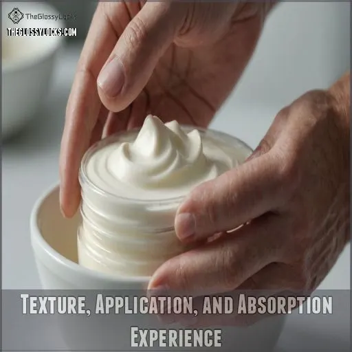 Texture, Application, and Absorption Experience