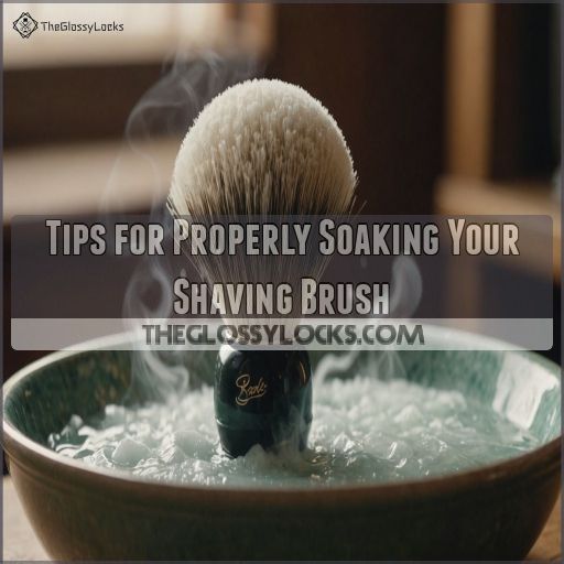 Tips for Properly Soaking Your Shaving Brush