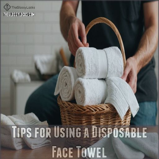 Tips for Using a Disposable Face Towel