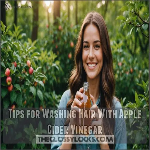 Tips for Washing Hair With Apple Cider Vinegar