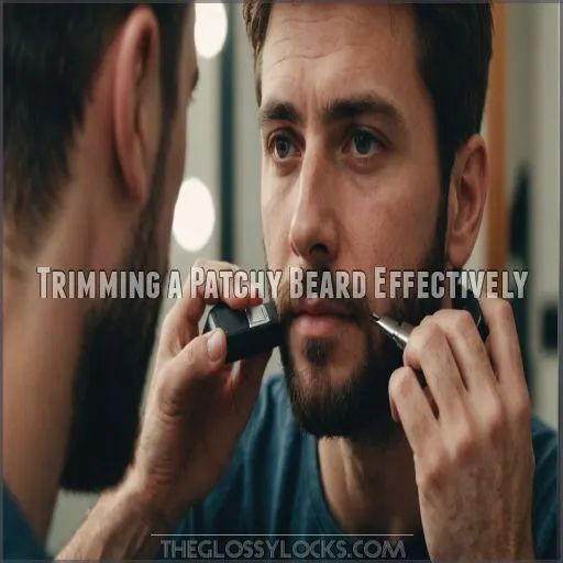 Trimming a Patchy Beard Effectively