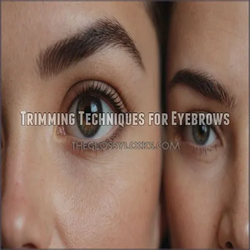 Trimming Techniques for Eyebrows