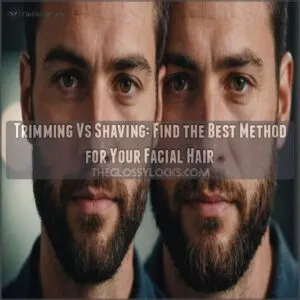 trimming vs shaving your facial hair