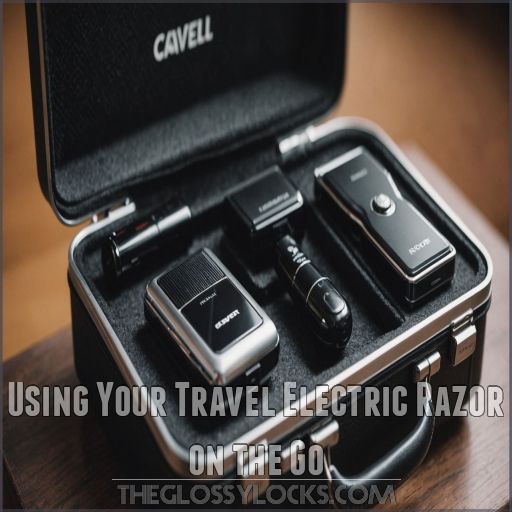 Using Your Travel Electric Razor on the Go