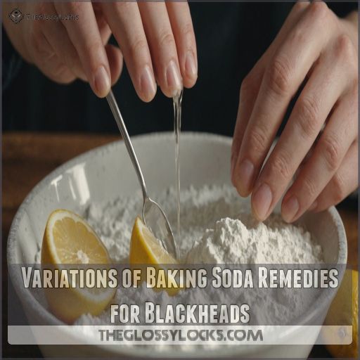 Variations of Baking Soda Remedies for Blackheads