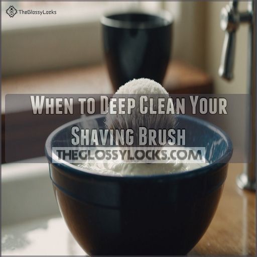 When to Deep Clean Your Shaving Brush