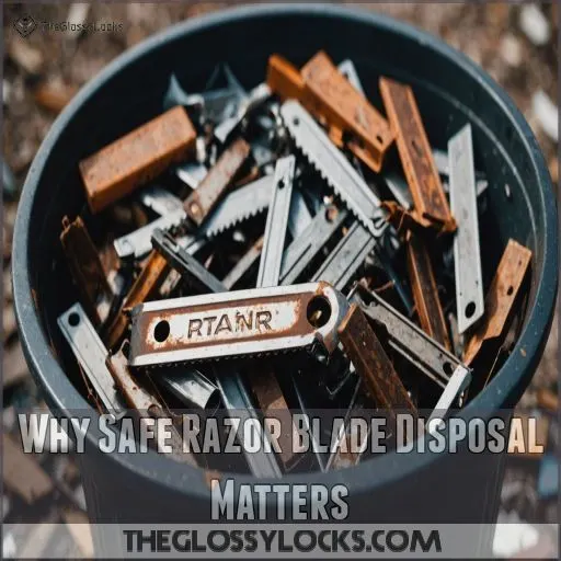 Why Safe Razor Blade Disposal Matters