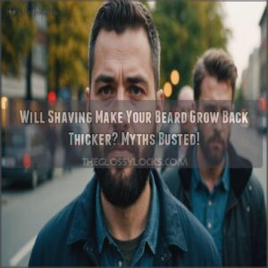 will shaving make your beard grow back thicker