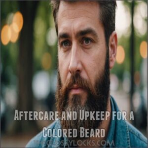 Aftercare and Upkeep for a Colored Beard