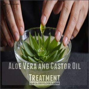 Aloe Vera and Castor Oil Treatment