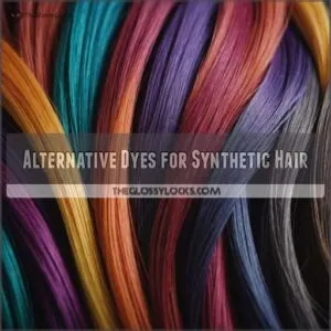 Alternative Dyes for Synthetic Hair