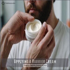 Applying a Barrier Cream