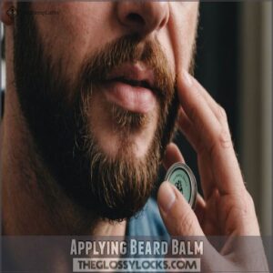 Applying Beard Balm