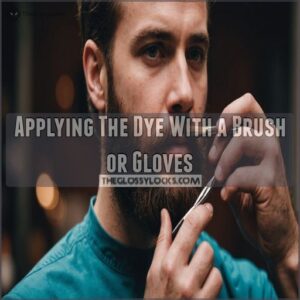 Applying The Dye With a Brush or Gloves