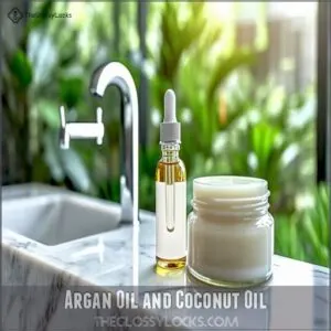 Argan Oil and Coconut Oil