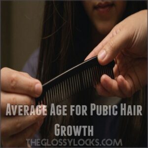 Average Age for Pubic Hair Growth