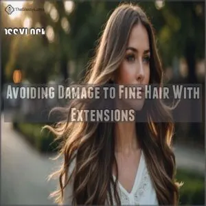 Avoiding Damage to Fine Hair With Extensions