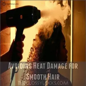 Avoiding Heat Damage for Smooth Hair