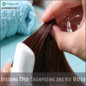 Avoiding Over-Shampooing and Hot Water