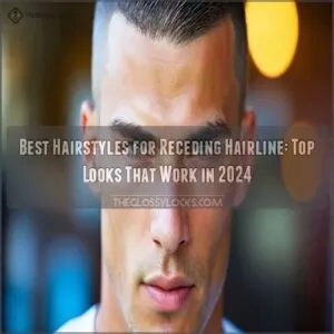 best hairstyles for receding hairline