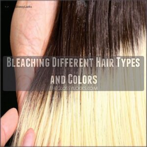 Bleaching Different Hair Types and Colors