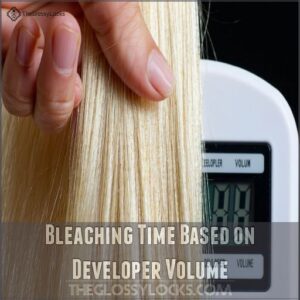 Bleaching Time Based on Developer Volume